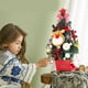 thumbnail image 5 of Mini árbol de Navidad de 50 cm, árbol de Navidad de escritorio con juego de luces, decoración para festivales, escaparate. Pilas no incluidas. Se requieren dos pilas AA. Decoraciones para festivales., 5 of 6