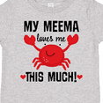 thumbnail image 4 of Inktastic My Meema Loves Me Grandson Boys or Girls Toddler T-Shirt, 4 of 5