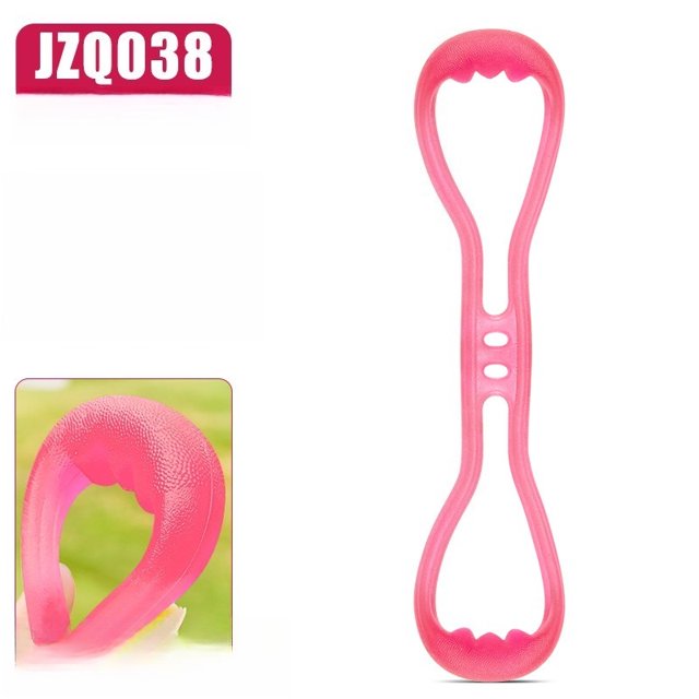 Golf 8-shaped Rally Rope Trainer High Elasticity TPR Physical Training Extended Stretching Exercise Device JZQ038 pink