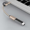 thumbnail image 4 of Cable Adaptador USB A a Tipo C Bling Bling USB 3.0 OTG Micro dorado, 4 of 11