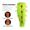 thumbnail image 2 of 2 Pair Soccer Shin Guards Shin Pads for Kids Youth Adult, Calf Compression Sleeve with Honeycomb Pads, Lightweight Calf Protective Soccer Gear for Football Baseball Boxing, 2 of 8