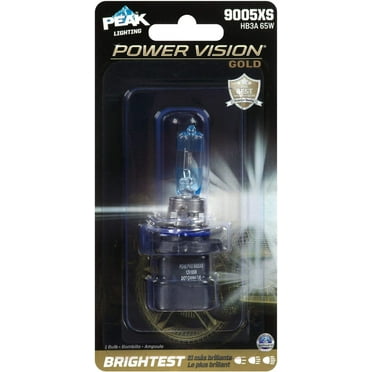 PEAK Power Vision Gold Automotive Performance Headlamp, 9005XS HB3A, Single