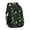 Alien Peace Sign, variant on Alien Rocket Deep Blue Pattern Cute School Backpack Bag with Padded Back and Adjustable Shoulder Straps 16.9 X 12.6 X 5.9 Inches