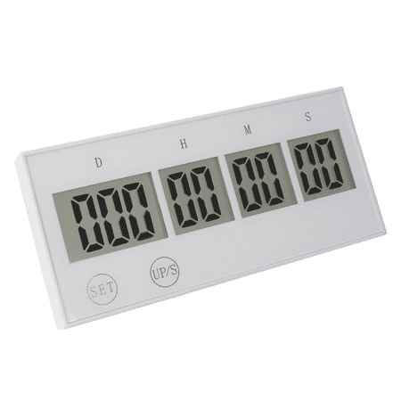 

Digital Countdown Days Timer - Upgraded Big 999 Days Count Down Clock Touch Button with Bracket for Retirement Wedding Vacation Birthday Holidays (999Day)