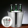 thumbnail image 4 of MasteelfCA Stainless Steel Bucket with Handle Portable Water Bucket Multifunctional Milk Bucket, 4 of 8