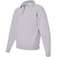 thumbnail image 3 of Jerzees Mens NuBlend Super Sweats Crew Sweatshirt, S, Ash, 3 of 6