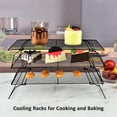 thumbnail image 6 of Cooling Racks for Cooking and Baking:3 Layers Stackable Baking Rack,Cookie Cooling Rack for Oven,Wire Rack for Baking Sheet,Wire Cooling Rack for Baking Cake, French Fries, Bacon, Etc,13 * 9in, 6 of 7