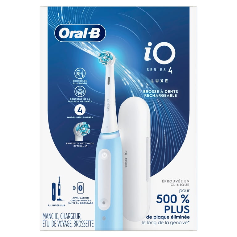 Oral-B, Toothbrush, iO Series 4 Rechargeable Electric, Icy Blue