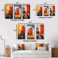 thumbnail image 4 of Designart "Landscape Barns Rural Collage VI" Farmhouse Framed Wall Art Set Of 3 - Red Barns Frame Gallery Wall Set For Home Decor, 4 of 7