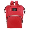 thumbnail image 1 of Maternity Nappy Bag Waterproof Baby Diaper Backpack Large Capacity Mommy Nursing BagRed, 1 of 4