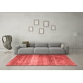 thumbnail image 3 of Ahgly Company Indoor Square Persian Red Traditional Area Rugs, 5' Square, 3 of 4