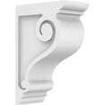thumbnail image 1 of Ekena Millwork CORP03X08X12SCR Parchemin Standard de Qualité Architecturale en PVC - 12 x 3 x 8 Po., 1 of 1