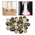 thumbnail image 4 of Botones redondos de cáscara de coco 100x, tejido a mano, bricolaje, para camisa , ropa, manualidades, decoraciones de costura, álbum de 2 agujeros15MM Baoblaze Botones de costura, 4 of 8