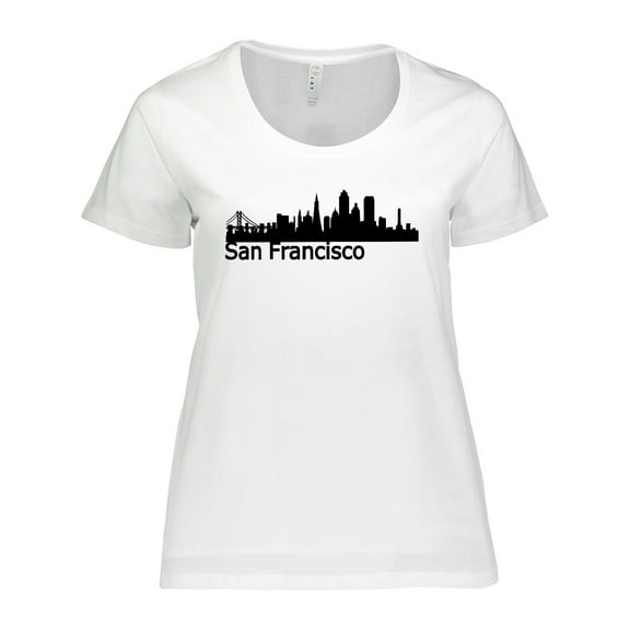 Inktastic San Francisco Skyline Women's Plus Size T-Shirt
