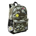 thumbnail image 3 of Justice Girls 17" Laptop Backpack Smiles Green Camoflauge, 3 of 5