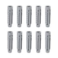 thumbnail image 5 of Fijaciones de marco de tubo de expansión de plástico Uxcell 1.97" Longitud 0.39" Diámetro de varilla Gris 50pcs, 5 of 5