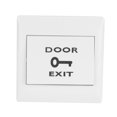 thumbnail image 1 of Interrupteur de Sortie, Interrupteur à Bouton-Poussoir de Réinitialisation Automatique à Ressort Anti-Déformation pour Boîtier Électrique Intégré pour Porte, 1 of 8