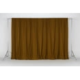 thumbnail image 5 of Solid Poplin Window Curtain or Photography Backdrop 58" Wide - Mustard Dark Gold, 5 of 5