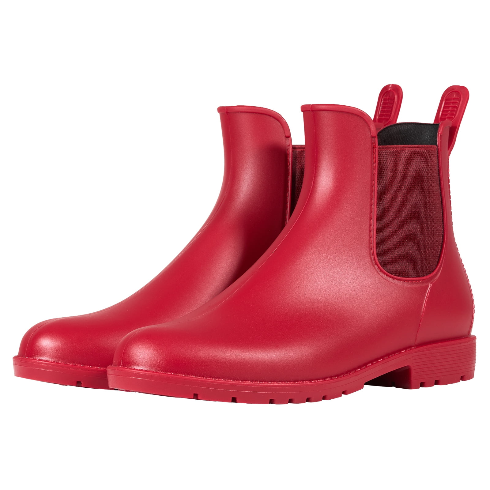 HISEA Women's Ankle Rain Boots Waterproof Chelsea Boots