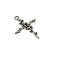 thumbnail image 4 of 50 Unids Pta Rosa Floral Charm Cruz Fe Colgante De Para Joyería Que Hace Colr Artesanía BLESIY Colgante de joyería de moda, 4 of 8