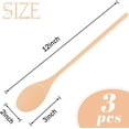 thumbnail image 5 of EcoNesxp 12" long wooden spoon piece, 5 of 5