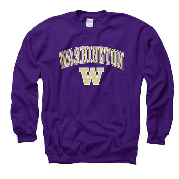 NCAA Adult Arch & Logo Gameday Crewneck Sweatshirt (Washington Huskies ...
