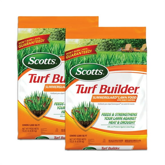 Scotts Turf Builder SummerGuard Lawn Food with Insect Killer (2-Pack)