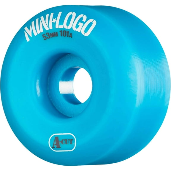 Mini Logo A-Cut Skateboard Wheels 101a 53mm Blue