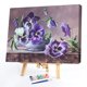 thumbnail image 1 of Cuadros Decorativos Kit de pintura al óleo de flores por números pintura acrílica DIY sobre lienzo arte sin marco (4) Tmvgtek embutido en tela, 1 of 9