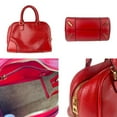 thumbnail image 3 of Pre-Owned LOEWE Amazona 75 Leather Shoulder Bag in Red and Gold for Women (z7175), 3 of 5