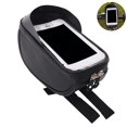 thumbnail image 3 of Bike Storage Bag Large Capacity Front Beam Phone Holder Waterproof Bike Phone Mount Bag with Touch Screen Pouch for Outdoor Cycling, 3 of 8