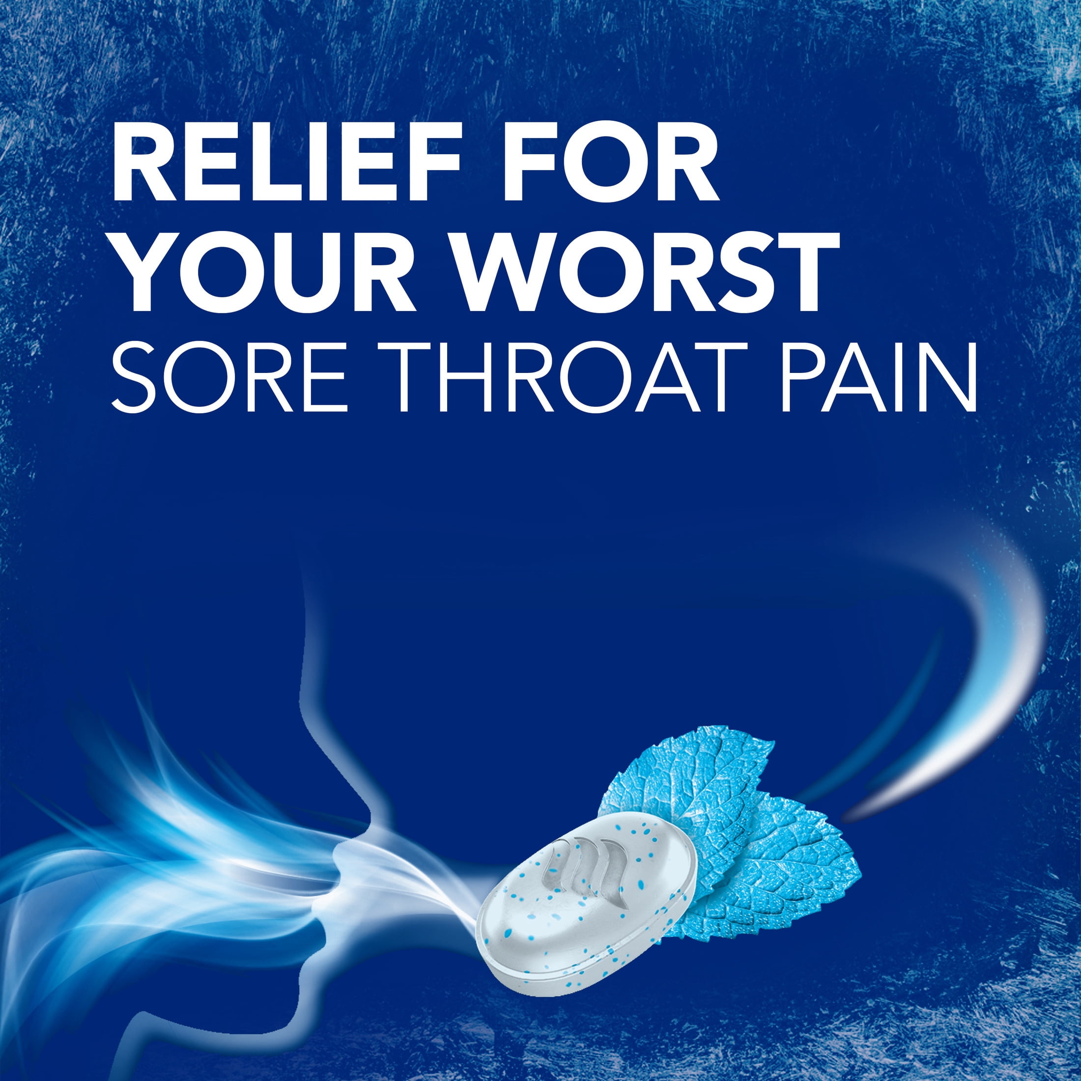 (9 pack) Vicks VapoCOOL SEVERE Medicated Sore Throat Drops, Menthol, Winterfrost Flavor, 45 count