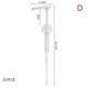 thumbnail image 1 of 1PC 1600ml Liquid Dispenser with Scale Coffee Syrup Bee Drip Bottle with Hydraulic Pump and Nozzle Head Kitchen Honey Jar Container, 1 of 6