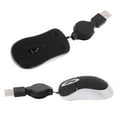 thumbnail image 4 of 2 Pcs Mini Souris Optique Compacte de Voyage Cordon Rétractable Plug and Play pour Windows (Noir), 4 of 6