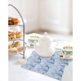 thumbnail image 3 of Blue Ombre Floral Kitchen Dish Towels for Drying Dishes Set of 2, Sky Classic Minimalist Waffle Weave Microfiber Hand Tea Bathroom Towels Quick Dry & Absorbent Towel 12x12, 3 of 7