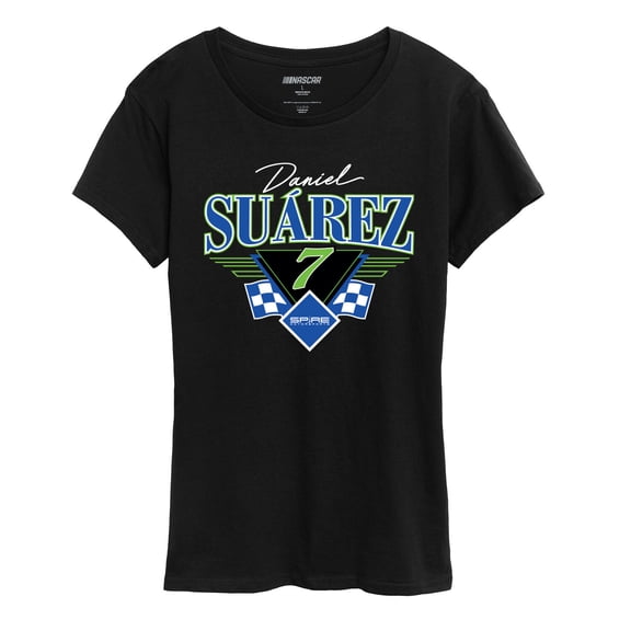 NASCAR - Daniel Suárez No. 7 - Women's Short Sleeve Graphic T-Shirt