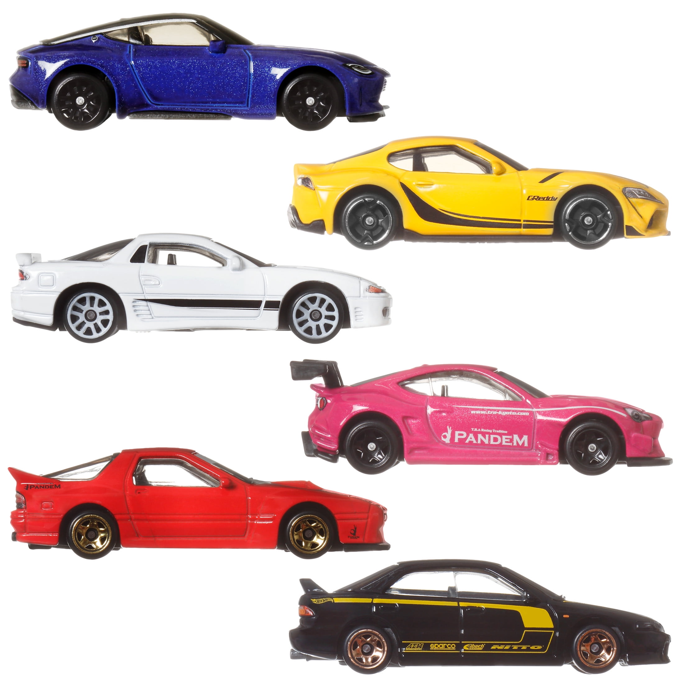 Hot Wheels ミニカーセット Japan Cars 50台 Amazon.com: Hot Wheels 1:64 Scale Die-Cast Toy Cars, Set of