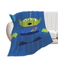 thumbnail image 2 of Manta de dibujos animados de Toy Story, súper suave, acogedora y cálida manta de felpa para niños y niñas, mantas de franela ligeras y difusas para sofá, cama, viajes, camping, regalos de 40 x 30, 2 of 8