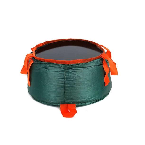 Eigraketly Bolsa de transporte de barriles plegables para cubo de pesca, contenedor de agua de diseño grueso resistente al desgaste de gran capacidad Kits de desorden para acampar Verde oscuro Eigraketly OD031818-02
