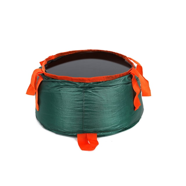 Xingzhi Seau de Pêche Barils Pliants Sac de Transport Finition Soignée Durable Multifonctionnel Résistance à l'Usure Polyester Vert Foncé