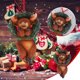 thumbnail image 1 of XWSHYW Decoraciones para El Hogar Adorno Colgante Decorativo Pequeño de Navidad para Árbol de Navidad, Decoración de Habitación de Oficina En Casa con Cuerda, 1 of 6