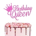 thumbnail image 1 of Adorno para tartas con diseño de reina Arthsdite, decoración para fiesta de cumpleaños, color rosa, 1 of 6