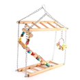 thumbnail image 1 of POCREATION Hanging Ladder, Wood Material Fadeless Safe For Home, 1 of 8