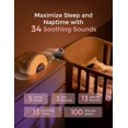 thumbnail image 4 of Momcozy  DreamSync™ Baby Sound Machine, Night Light, APP Control Baby Sleep Trainer, Routine Builder, White Noise Machine with 34 Soothing Sounds, Wake Up Light Sunrise Alarm Clock, Wireless Speaker, 4 of 9
