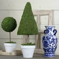 thumbnail image 2 of 20.5" Green Reindeer Moss Potted Artificial Spring Floral Topiary Tree, 2 of 4