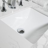 Montary 43x22 Bathroom Vanity Top with Undermount Sink