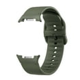 thumbnail image 2 of Dwitch Silicone Bands Compatible with Samsung Galaxy Watch 8 40mm/44mm/Classic,One-Click Soft Silicone Sport Adjustable Replacement Strap for Samsung Galaxy Watch 8 40/44mm/Classic Women men,Armygreen, 2 of 3