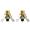 thumbnail image 3 of 2 tapones de acero inoxidable para vino, selladores al vacío para botellas de vino espumoso, tapón de champán con escala de tiempo (dorado), 3 of 5
