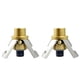 thumbnail image 3 of 2 tapones de acero inoxidable para vino, selladores al vacío para botellas de vino espumoso, tapón de champán con escala de tiempo (dorado), 3 of 5