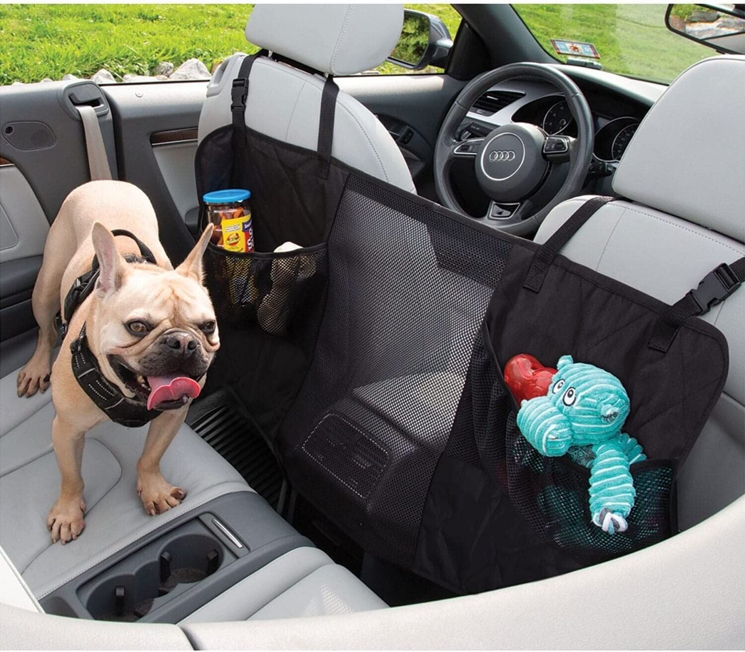 Pet Partition Vehicle Barrier Dog Car Net Barrier 38‘’ Wide Car